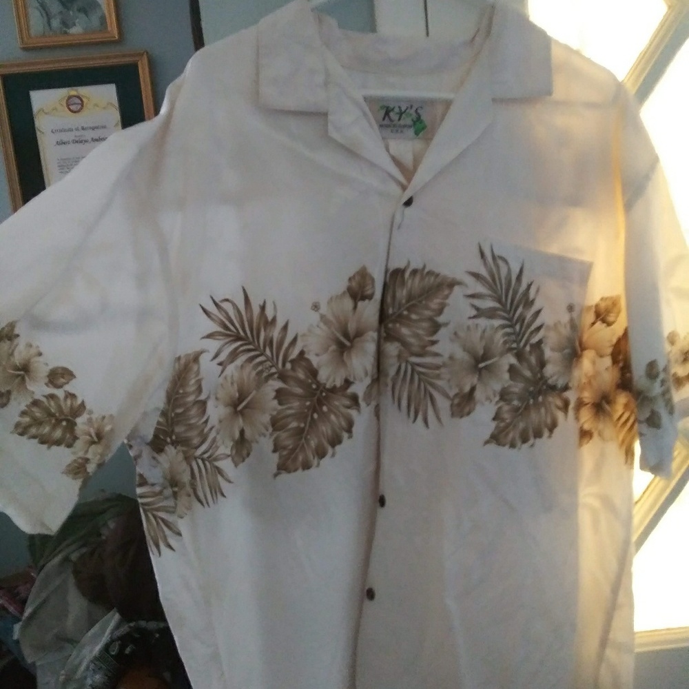 An original KY'S HAWAIIAN SHIRT 3xl